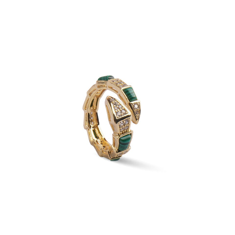 Celia Gold Serpenti Ring