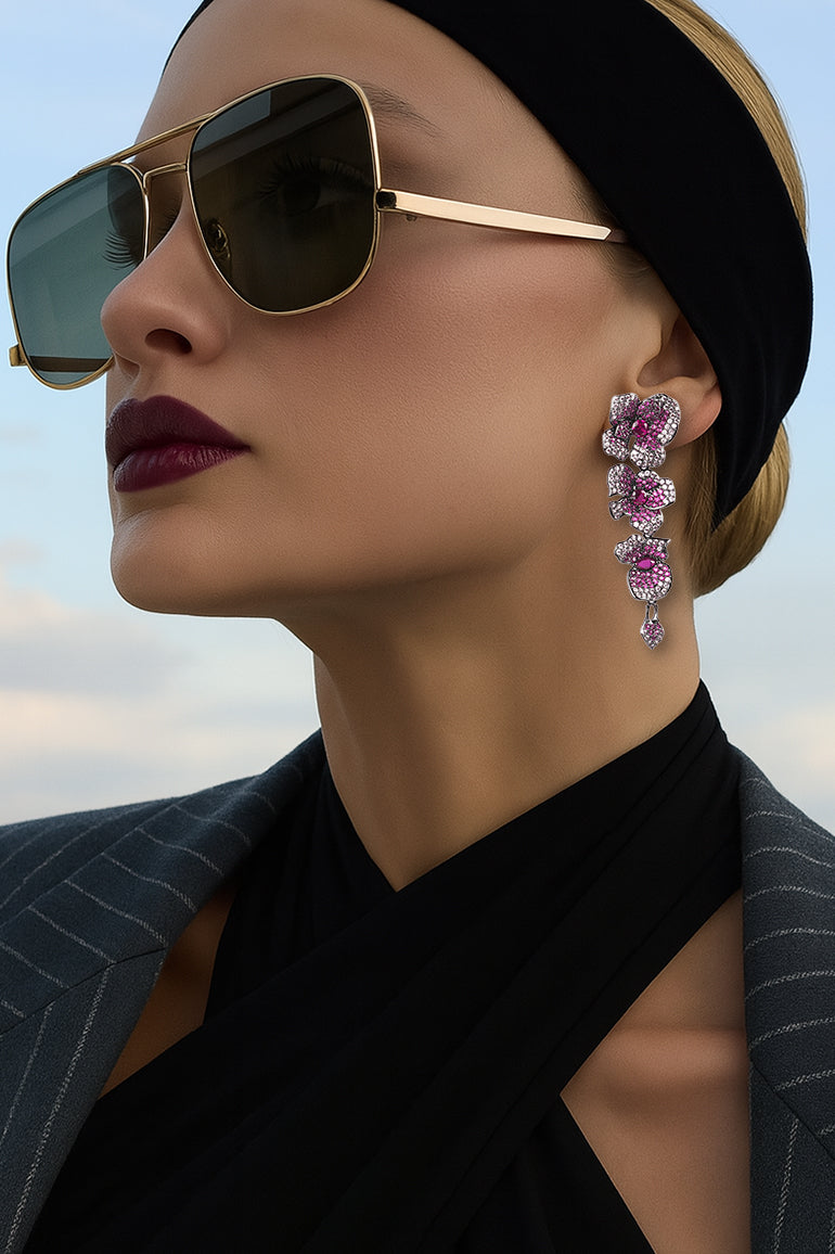 Theodora Flower Earrings