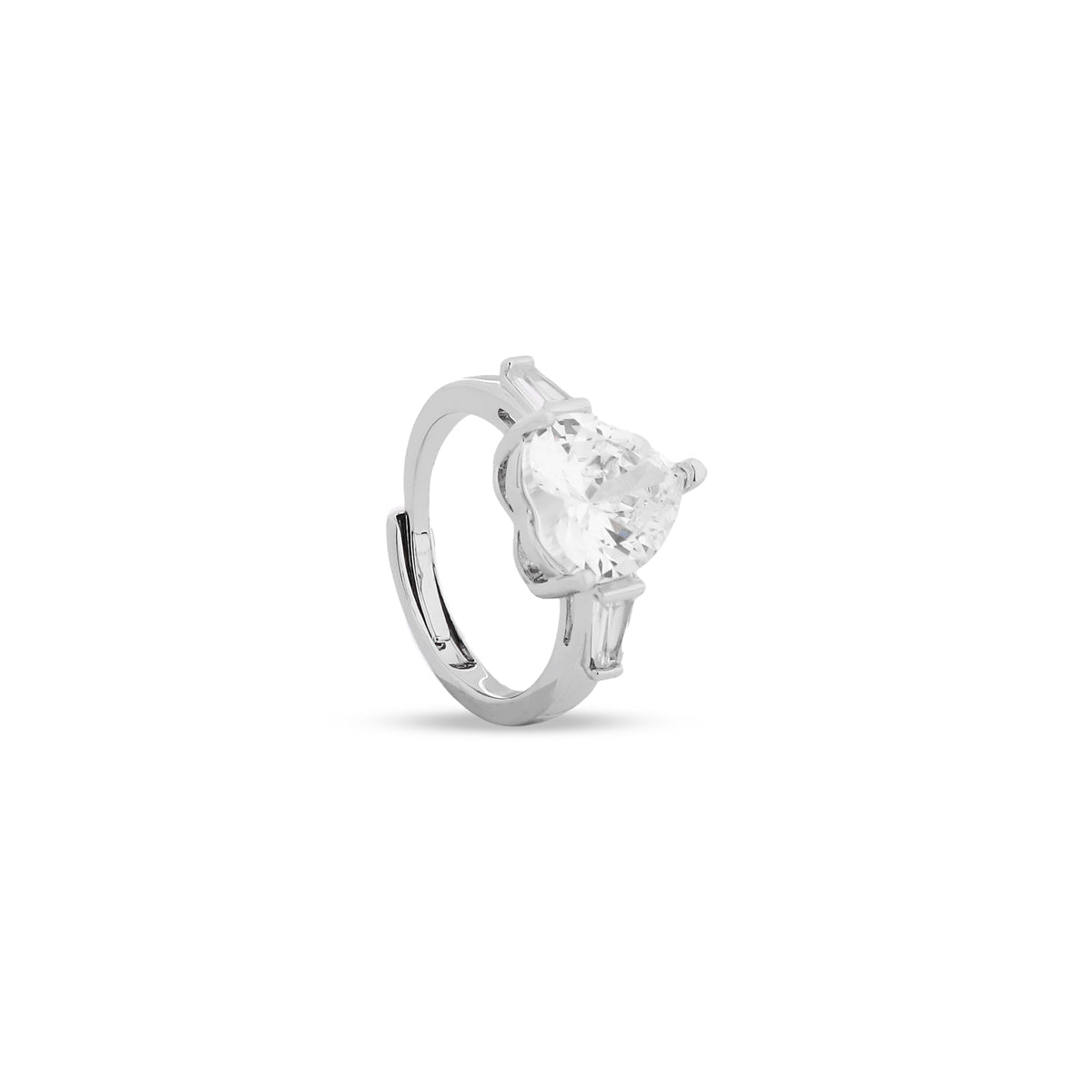 Amorette Ring in Heart 925 Silver - MBAGH
