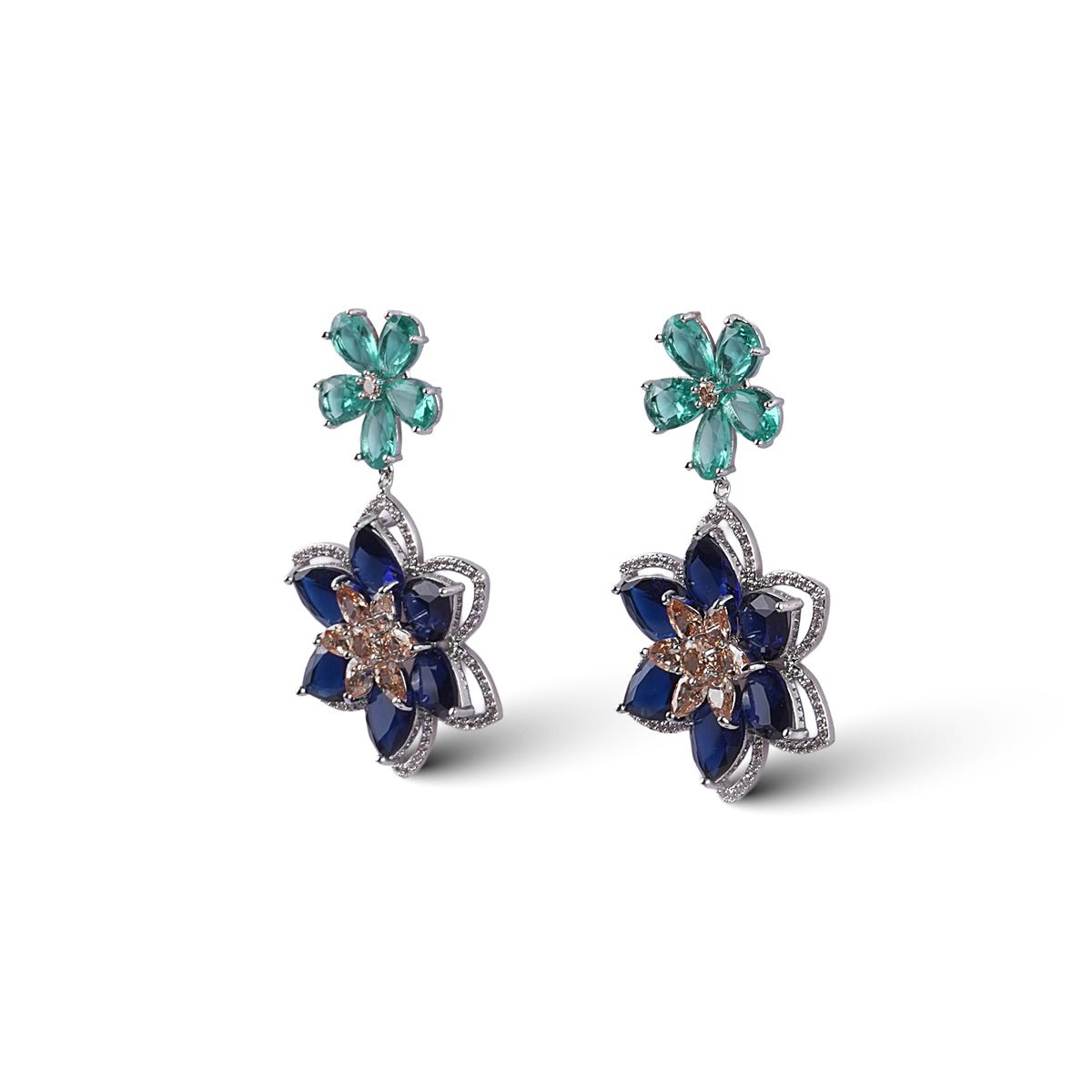 Astraya Earrings in Blue - MBAGH