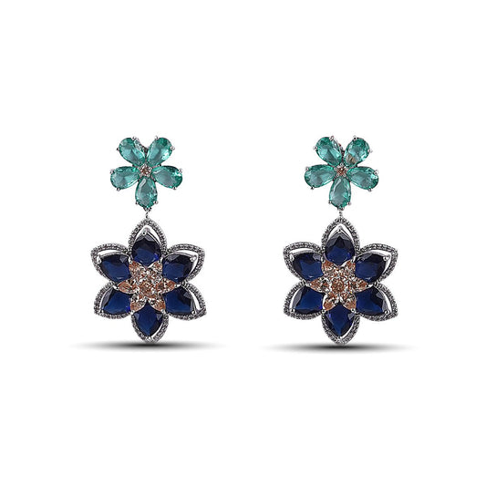 Astraya Earrings in Blue - MBAGH