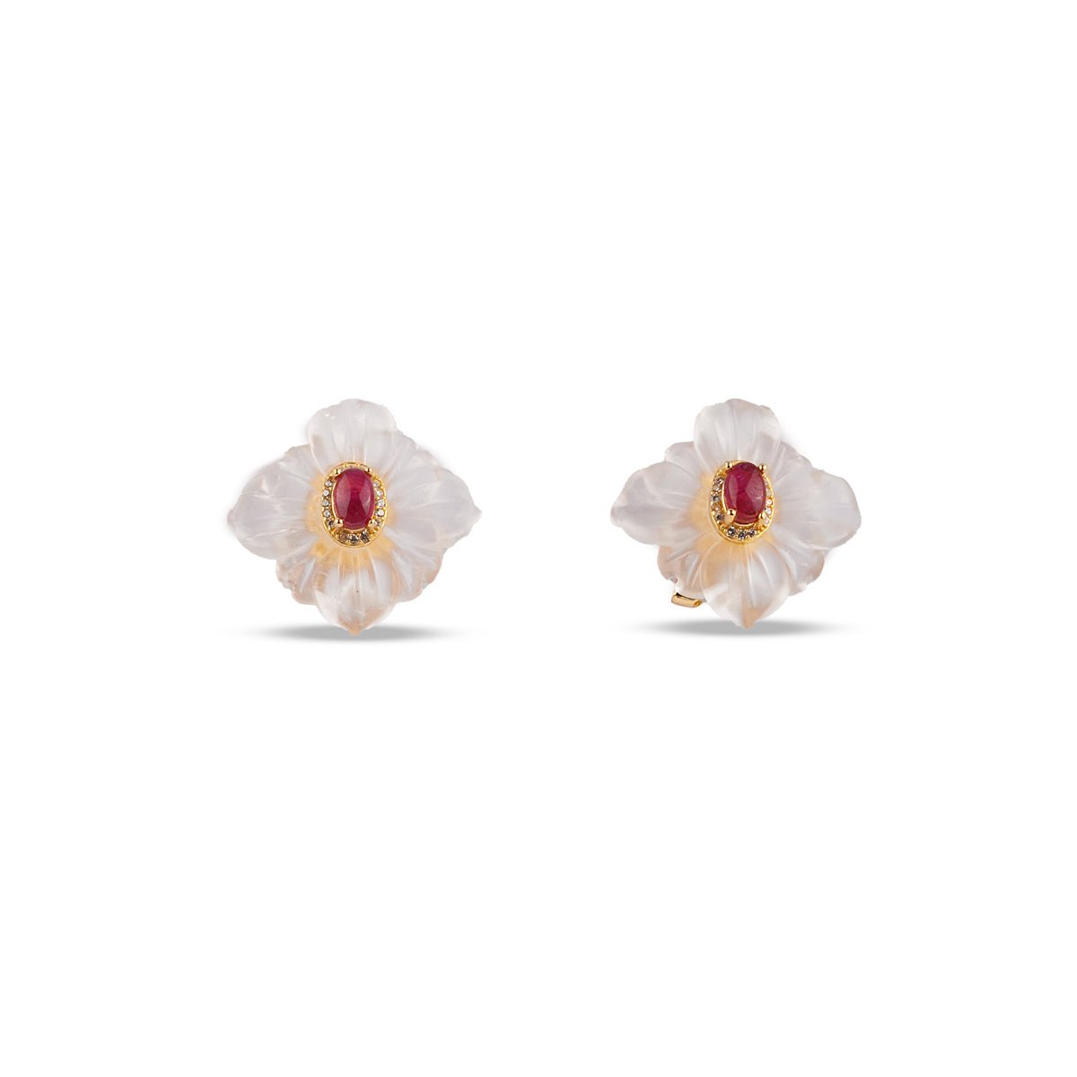 Aurelia Red Garnet Earrings - MBAGH