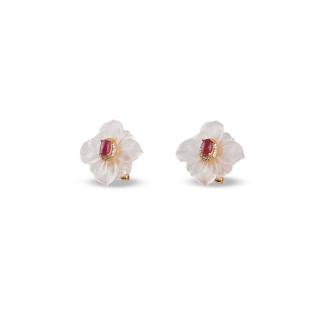 Aurelia Red Garnet Earrings - MBAGH
