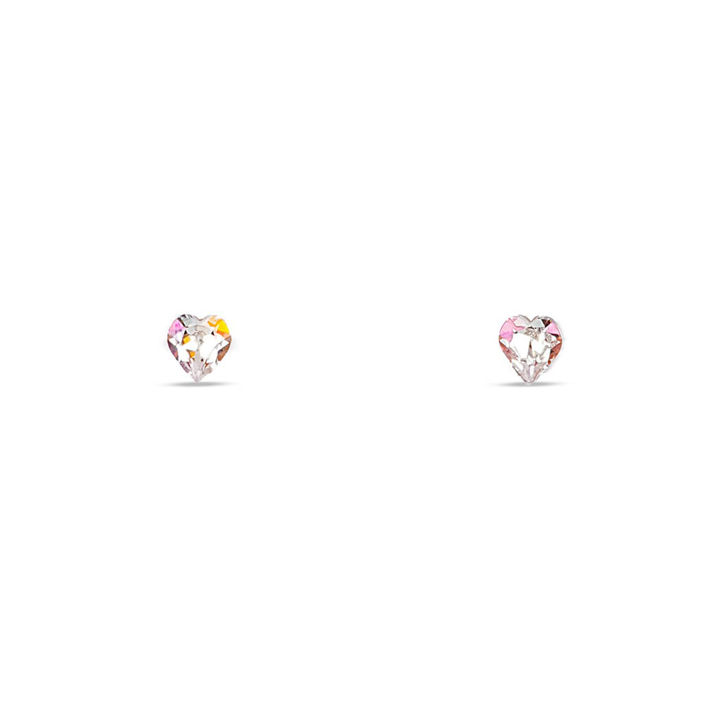 Calla Heart Earrings in Gold