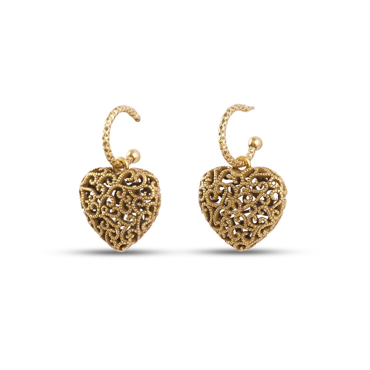 Cleopatra Heart Earrings - MBAGH