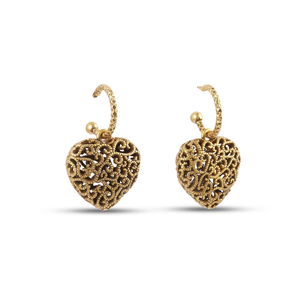 Cleopatra Heart Earrings - MBAGH