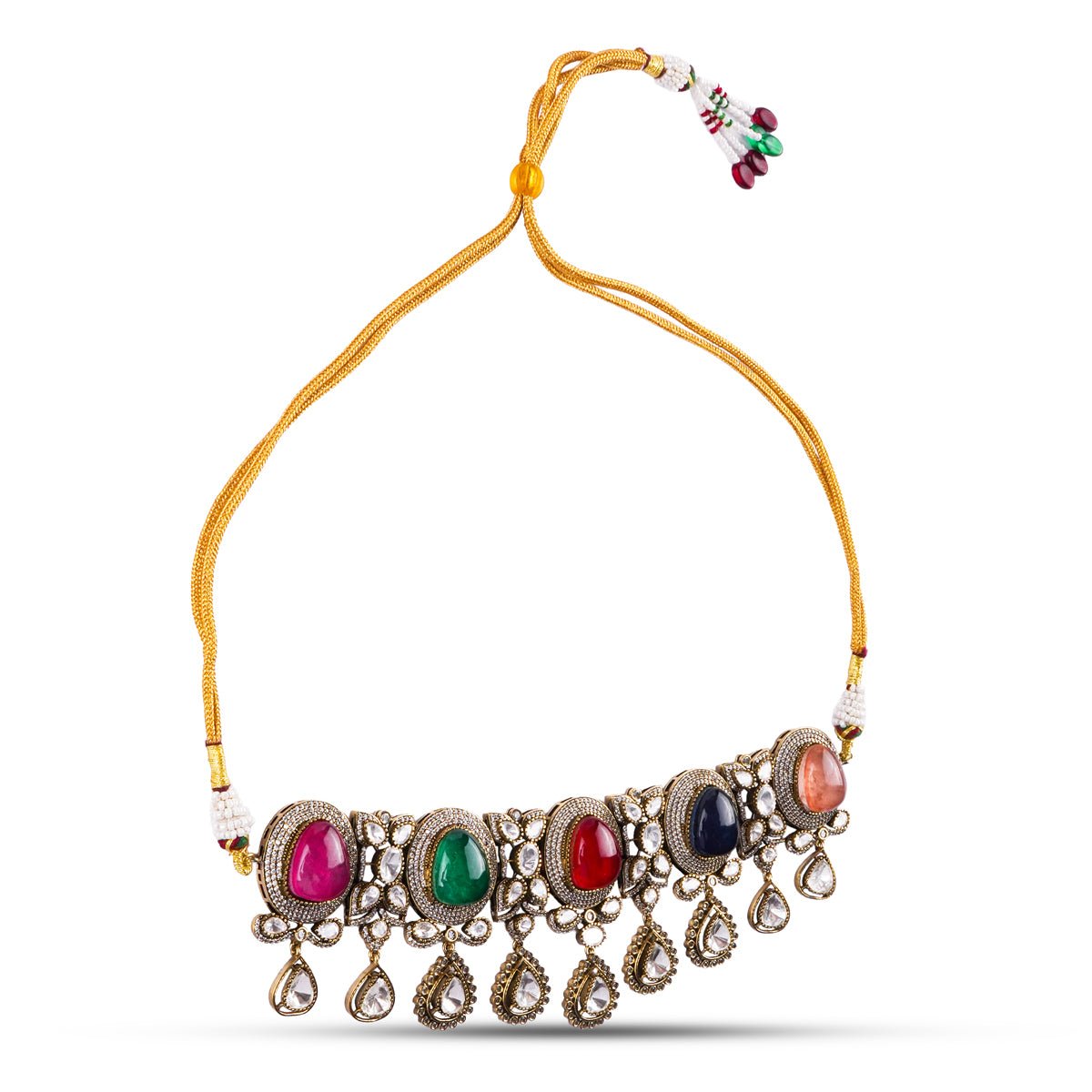 Devika Necklace - Choker (Sold as a set with Earrings) - MBAGH