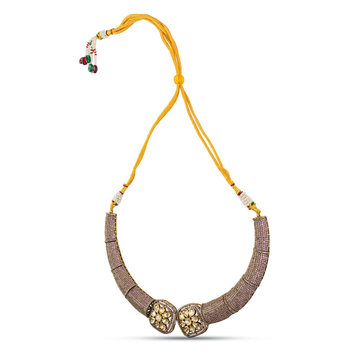 Diya Necklace Set (Sold as a set with Earrings) - MBAGH