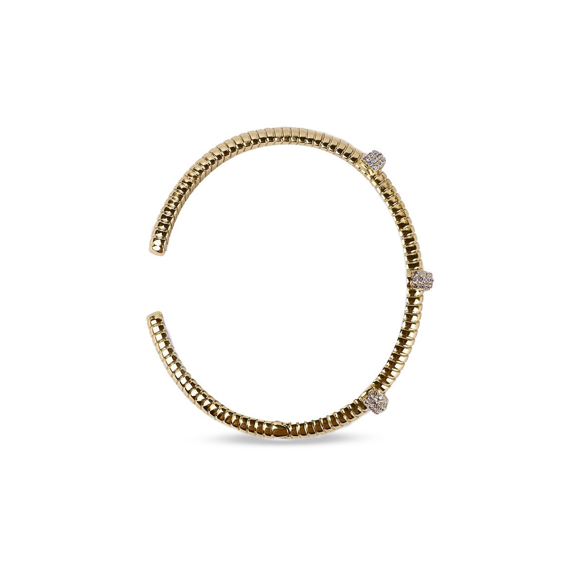 Drusilla Diamond and Gold Cuff - MBAGH