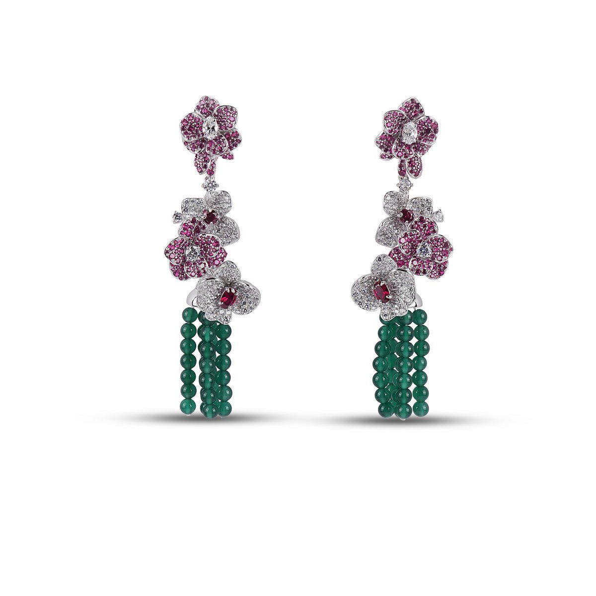 Eden Flower Earrings -925 Silver - MBAGH