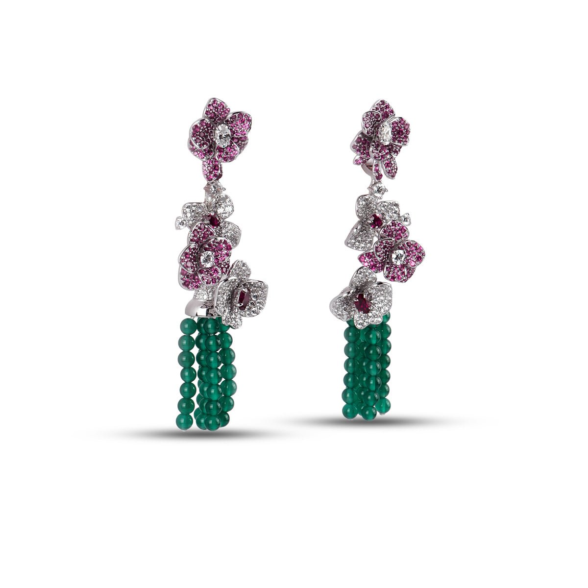 Eden Flower Earrings -925 Silver - MBAGH