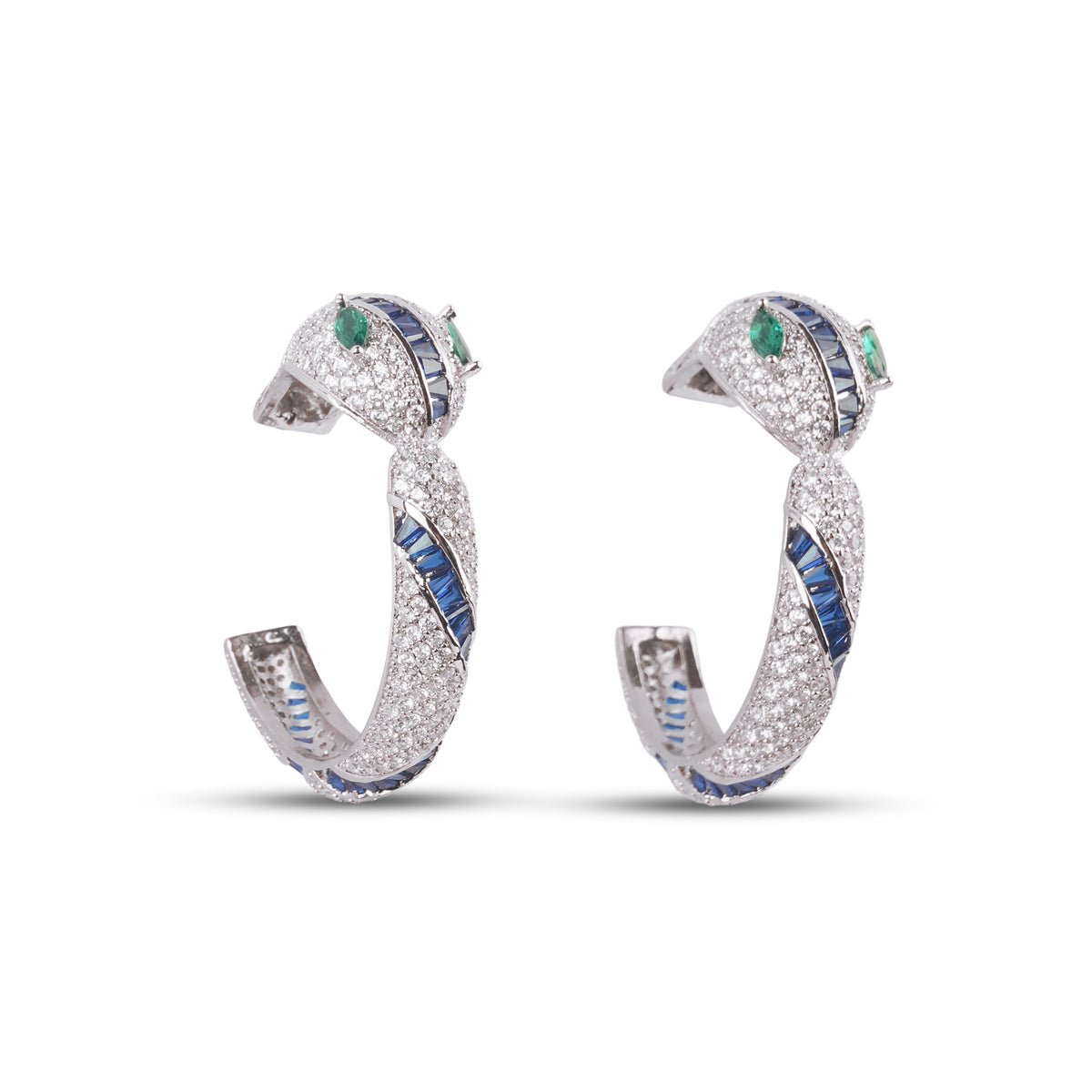 Eleanor Serpenti Earring - Sapphire - MBAGH