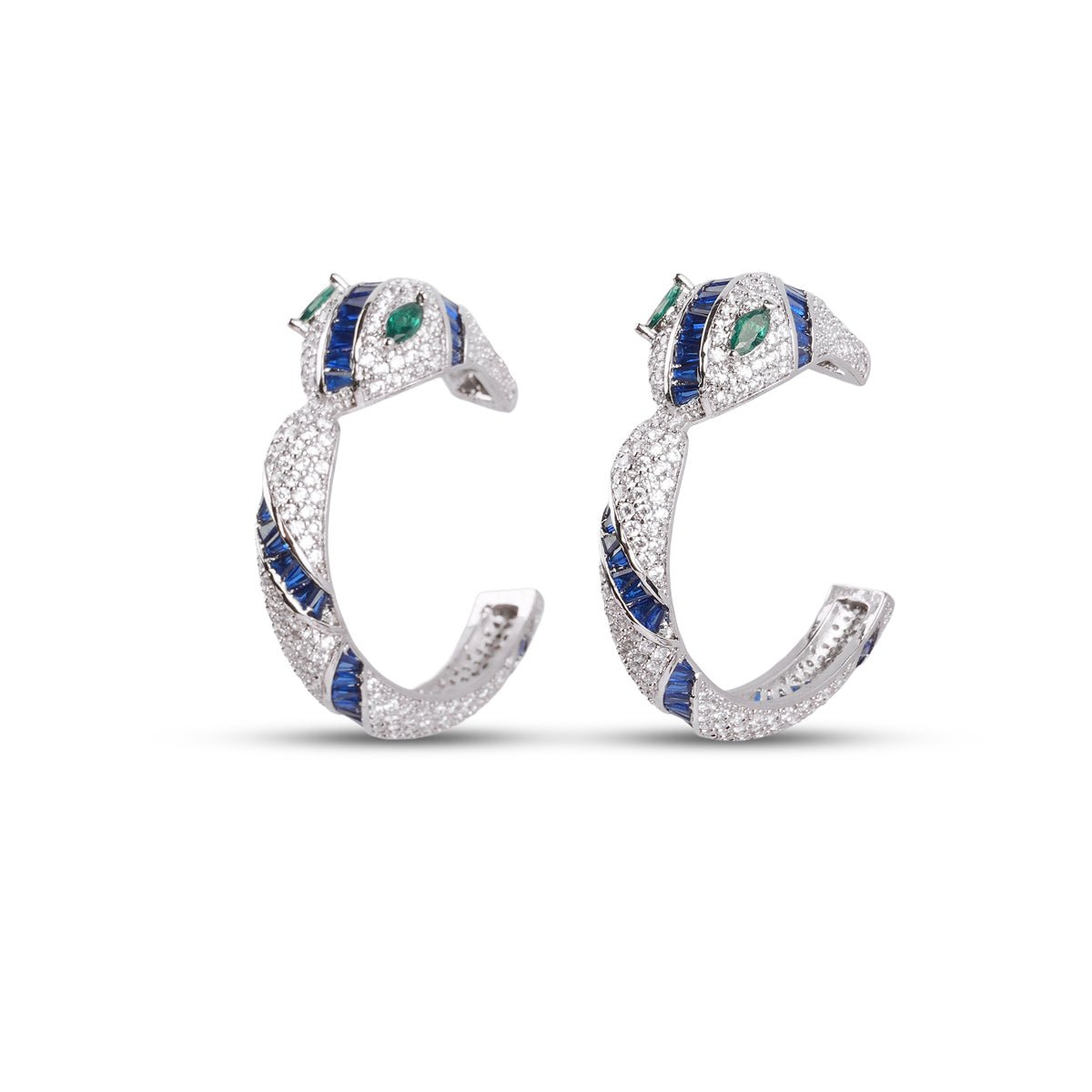 Eleanor Serpenti Earring - Sapphire - MBAGH