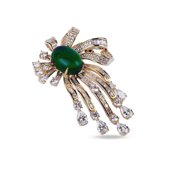 Emerald Bloom Brooch - MBAGH