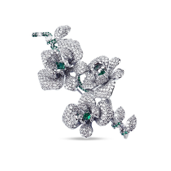 Émeraude Fleur Brooch - MBAGH