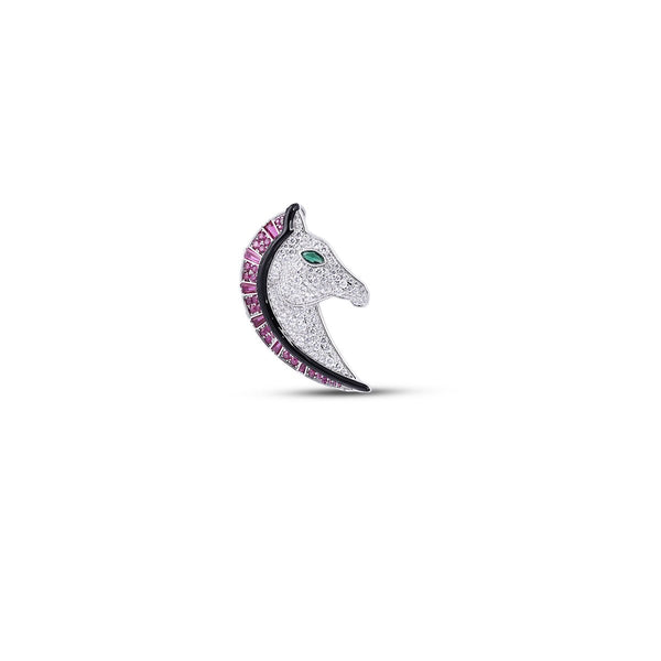 Équestre Ruby Brooch - MBAGH