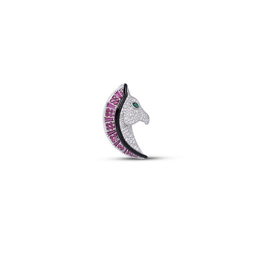 Équestre Ruby Brooch - MBAGH