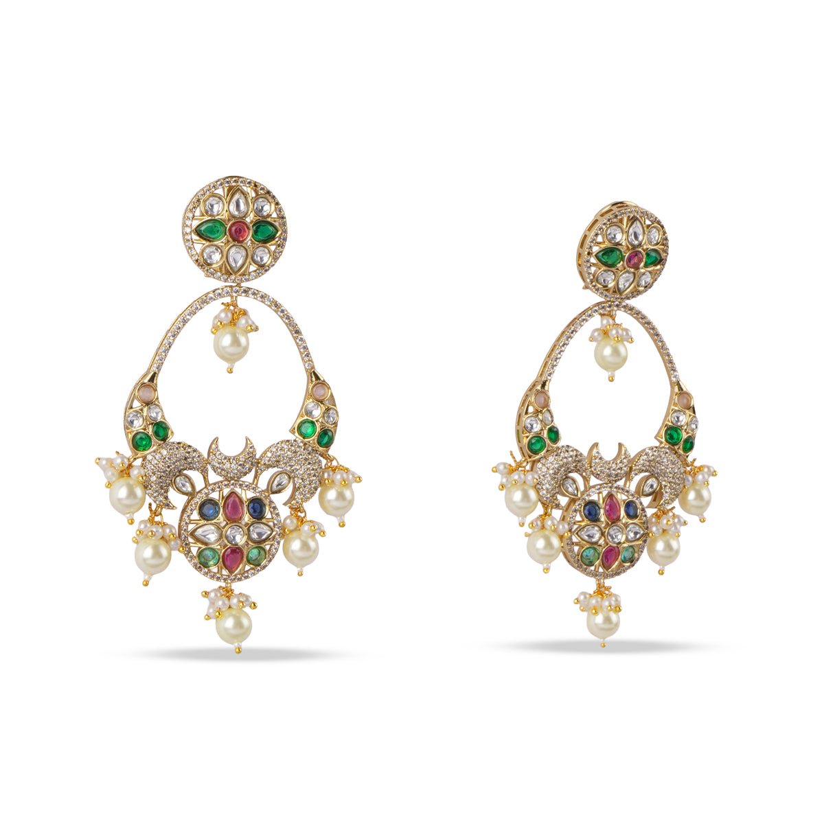 Gul Chandbali Earrings - MBAGH