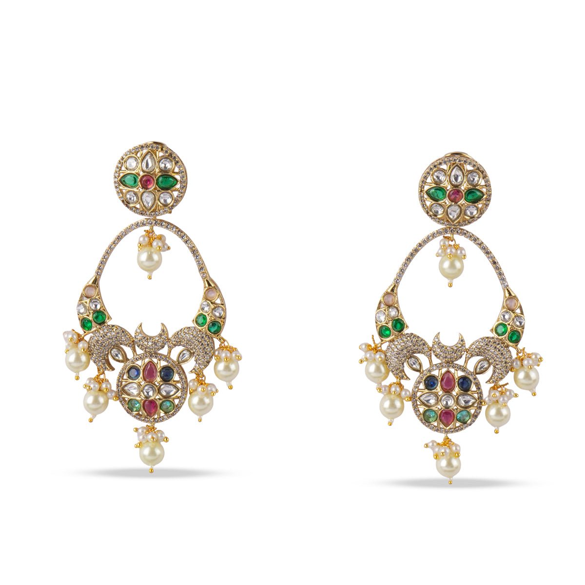 Gul Chandbali Earrings - MBAGH