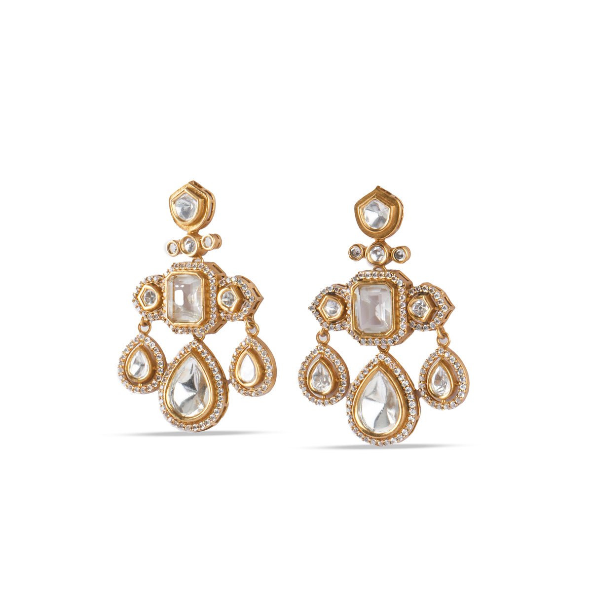 Indira Kundan Earrings - MBAGH