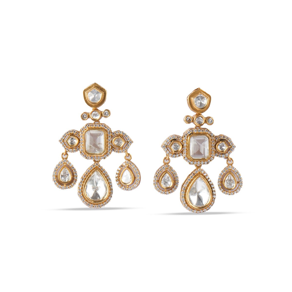 Indira Kundan Earrings - MBAGH