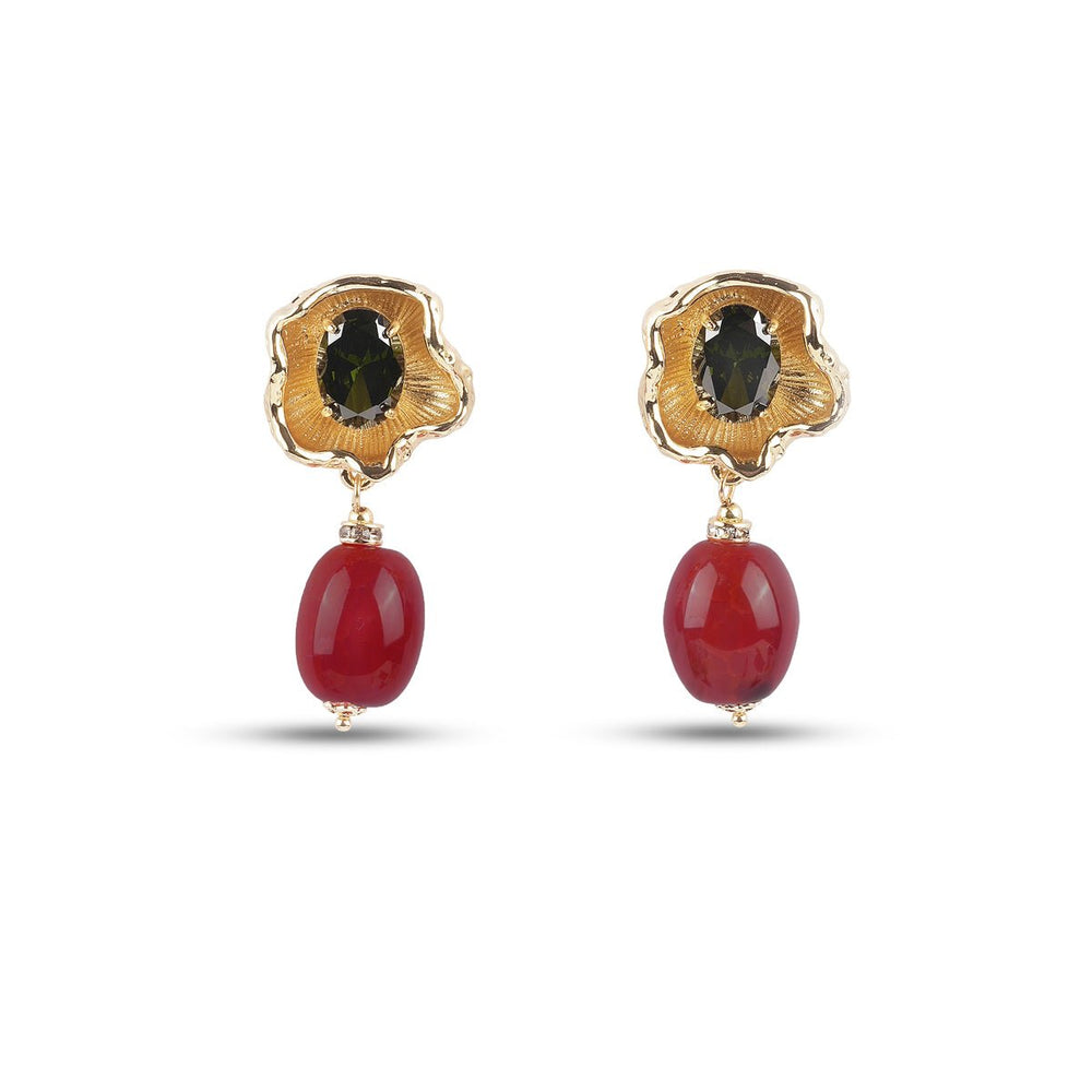 Isabella Flower Drop Earrings