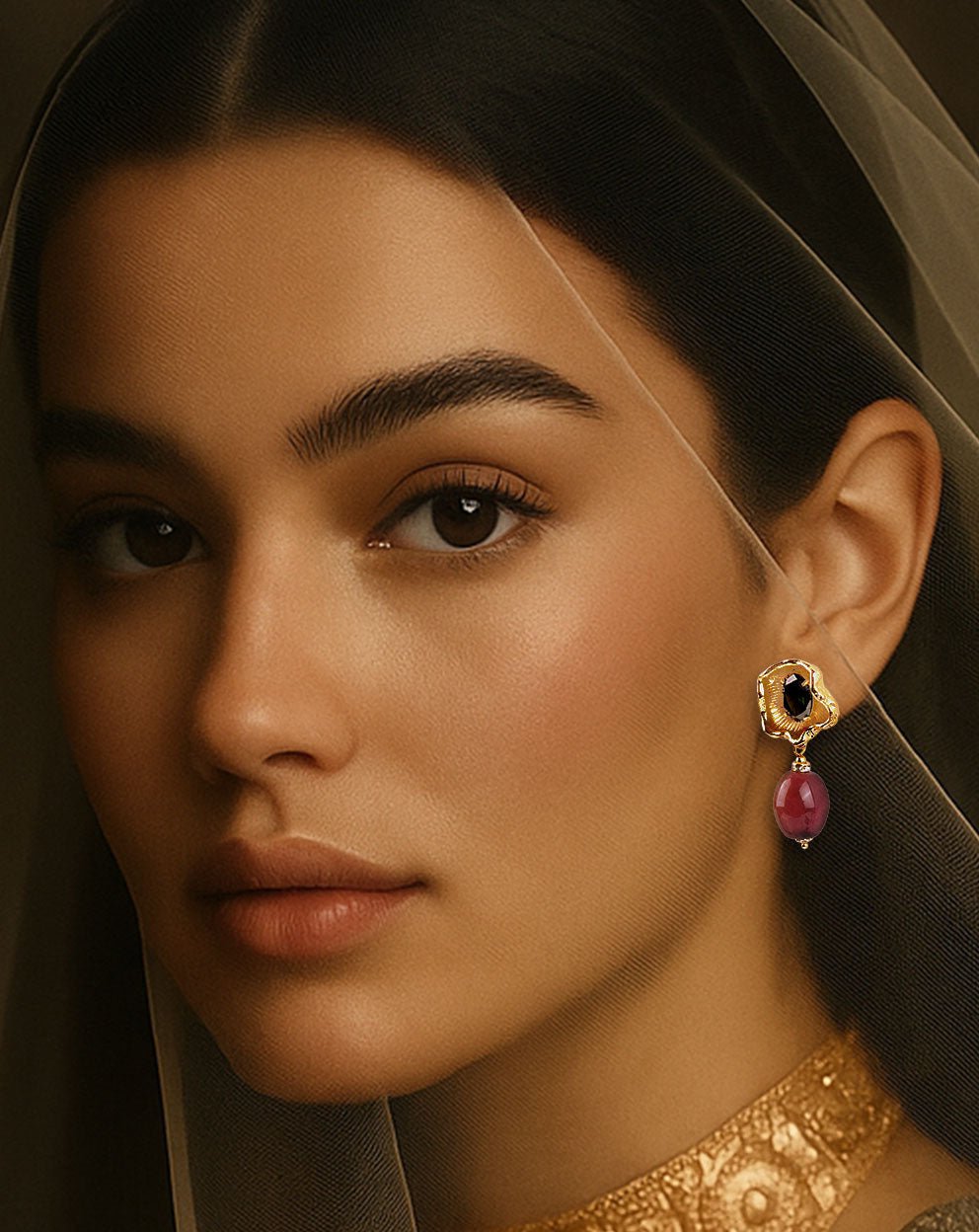 Isabella Flower Drop Earrings - MBAGH
