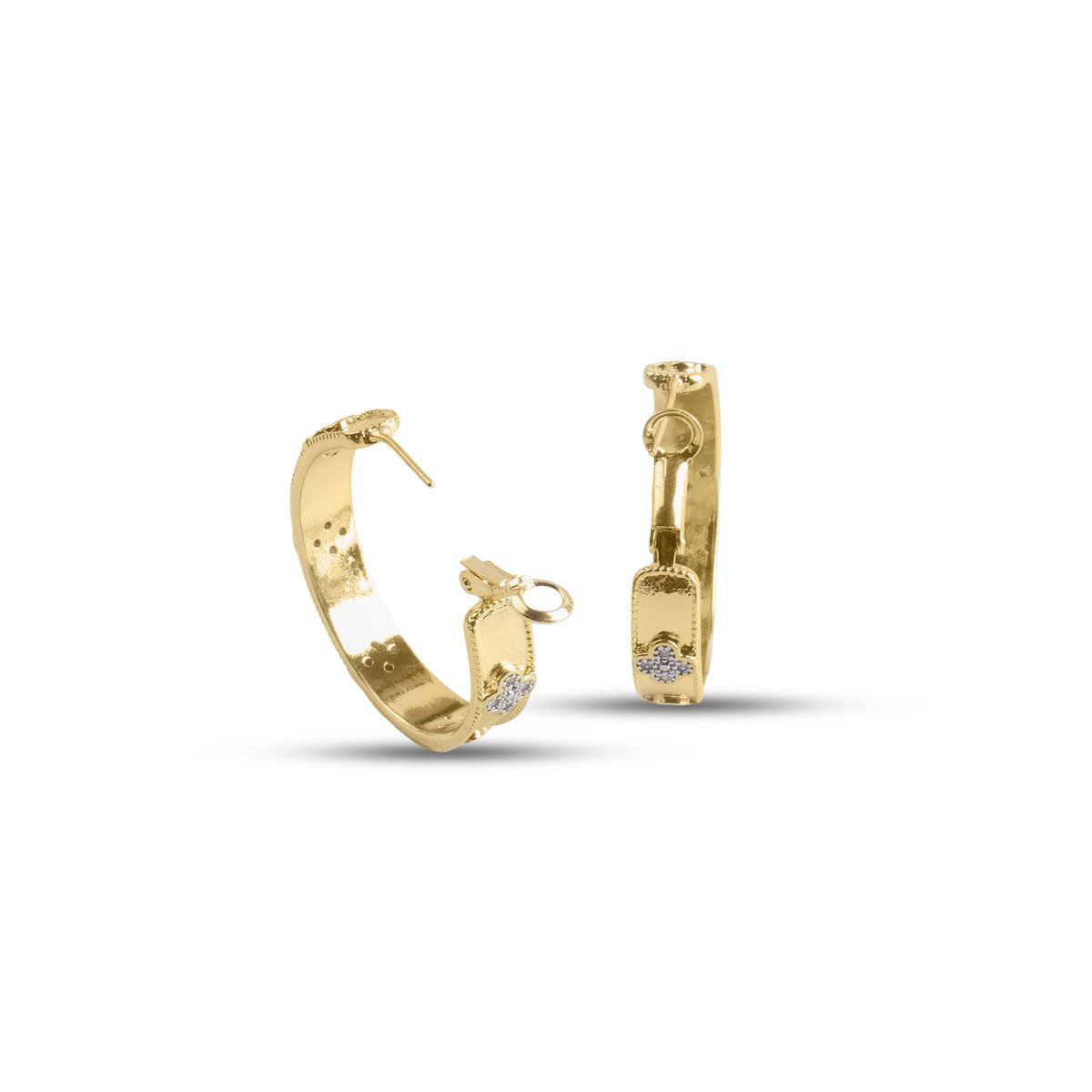 Lovegirl Hoop Earrings - Gold - MBAGH