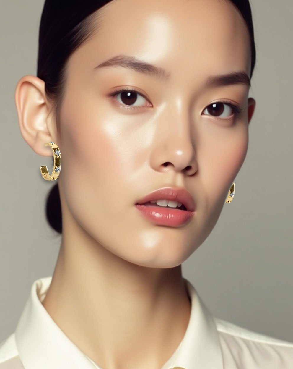 Lovegirl Hoop Earrings - Gold - MBAGH