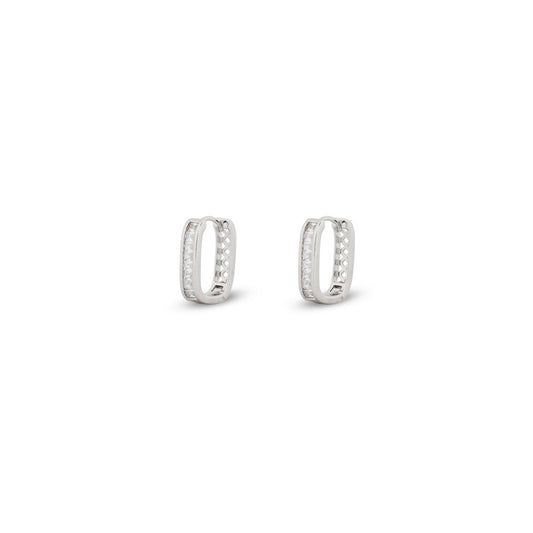 Lumière Crystal Hoop Earrings - MBAGH