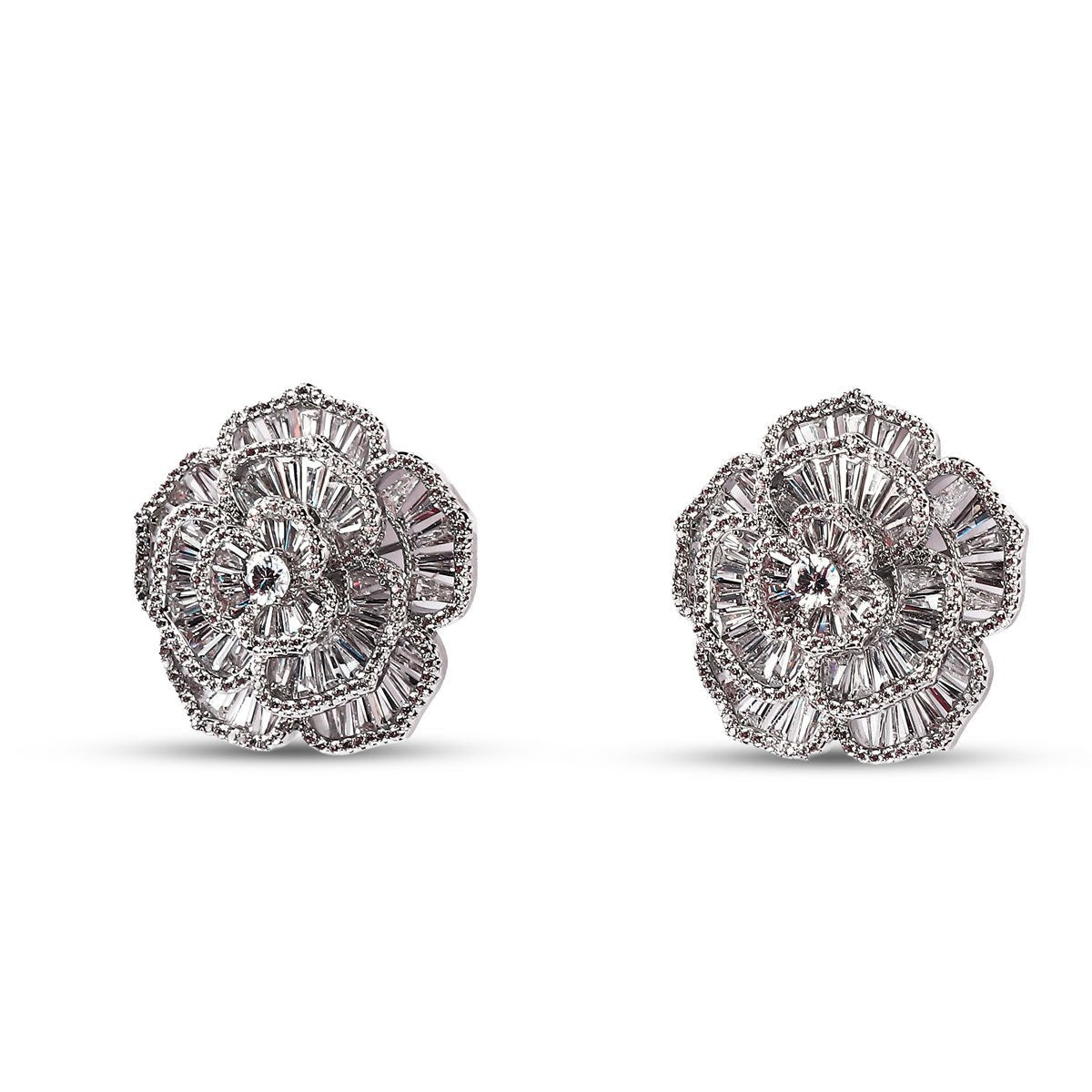 Majesty Earrings in Silver - MBAGH