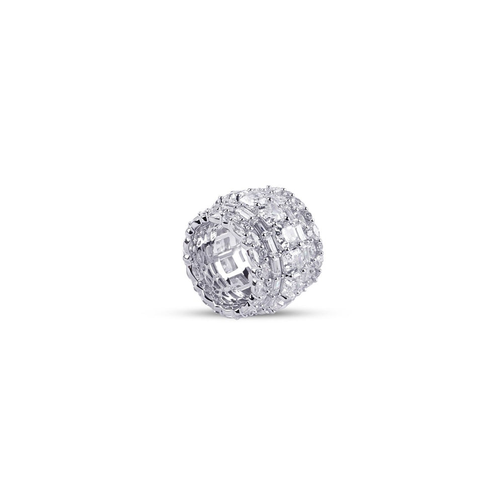 Malibu Ring in Eco Diamond 925