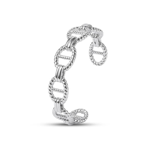 Marcia Link Cuff - Silver - MBAGH