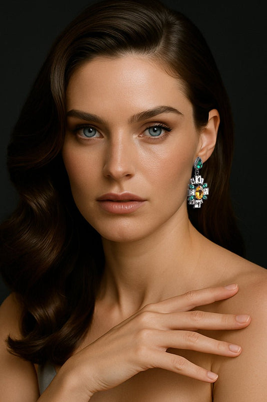 Margrethe Crystal Earrings - MBAGH