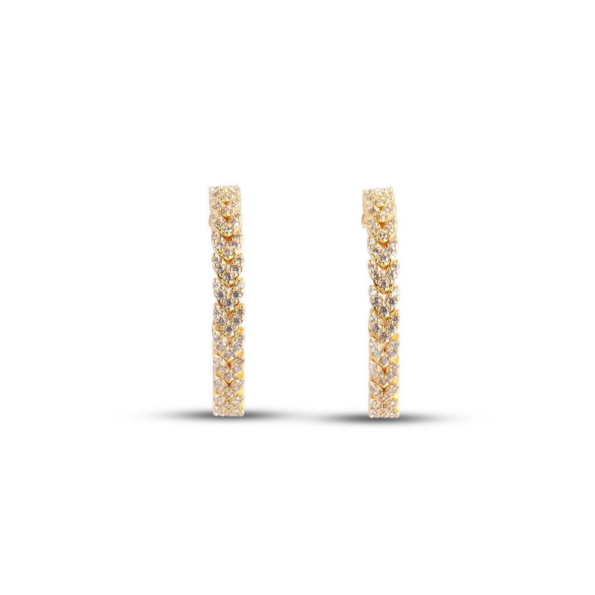 Moonlit Hoop Earrings - Gold - MBAGH