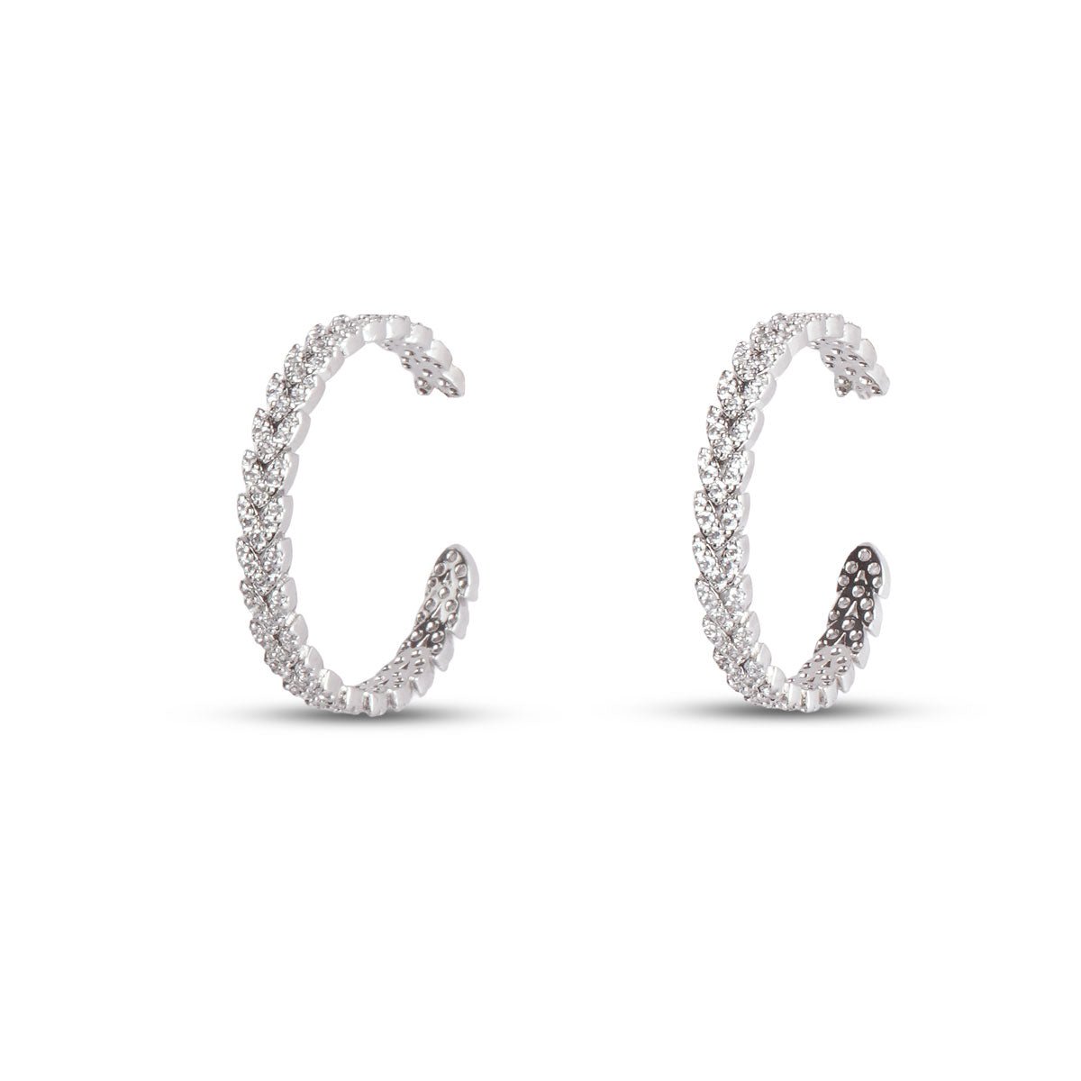Moonlit Hoops Silver - MBAGH