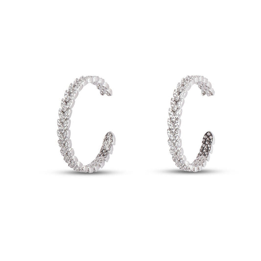 Moonlit Hoops Silver - MBAGH