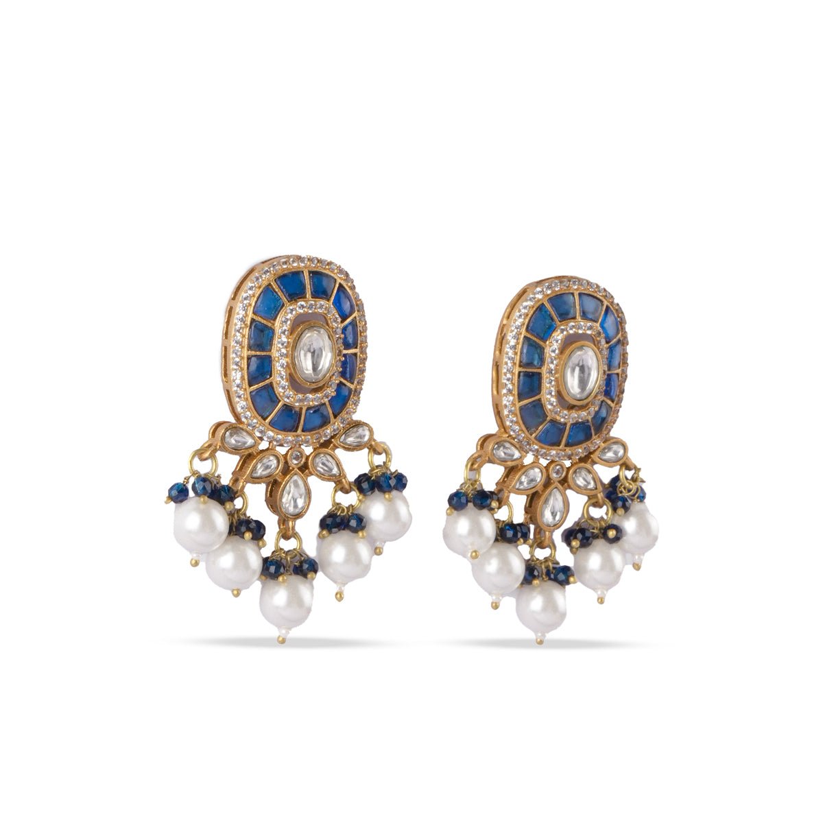 Mrilani Earrings in Sapphire - MBAGH