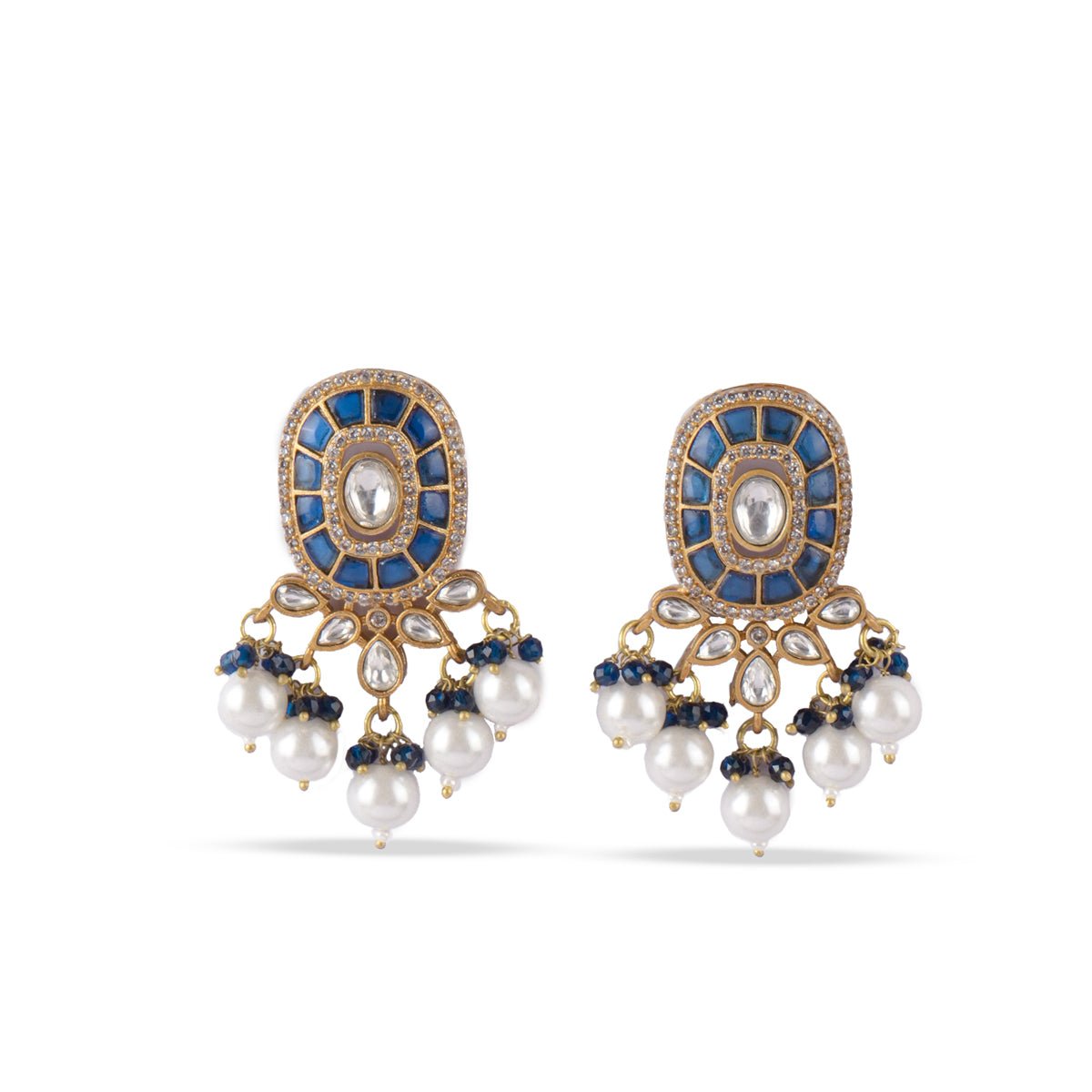 Mrilani Earrings in Sapphire - MBAGH