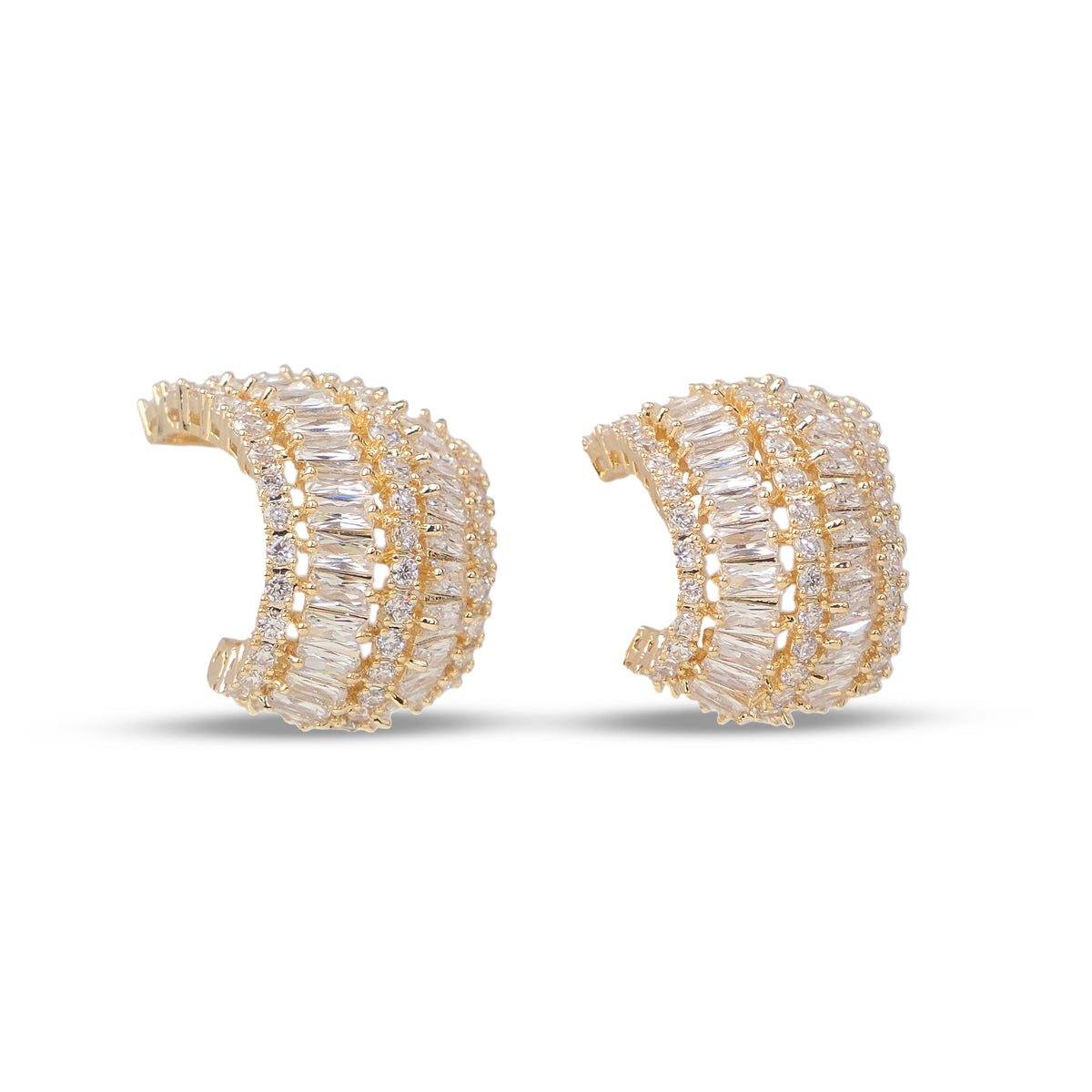 Niva Earrings in Gold - MBAGH