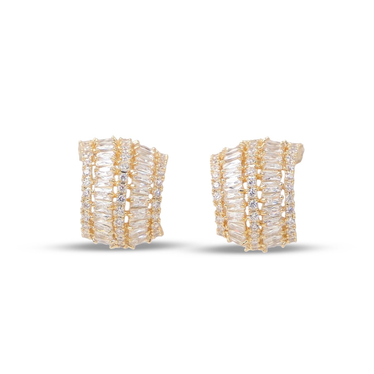 Niva Earrings in Gold - MBAGH