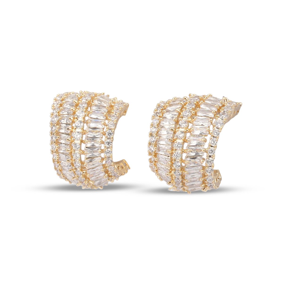 Niva Earrings in Gold - MBAGH