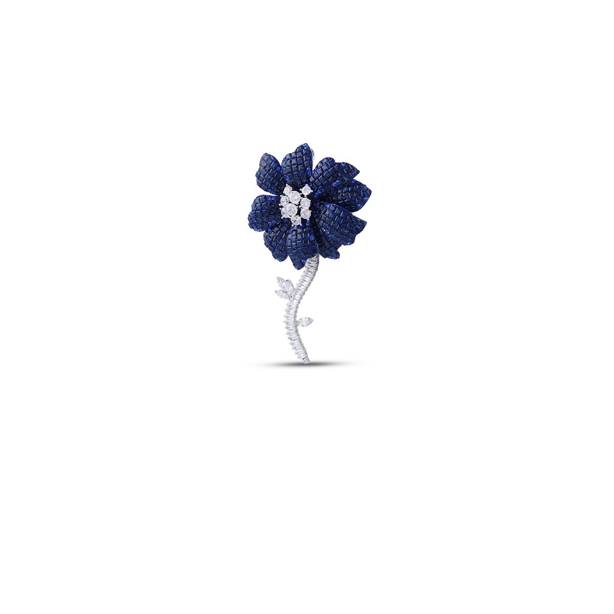 Nuit Bloom Brooch 925 Silver - MBAGH