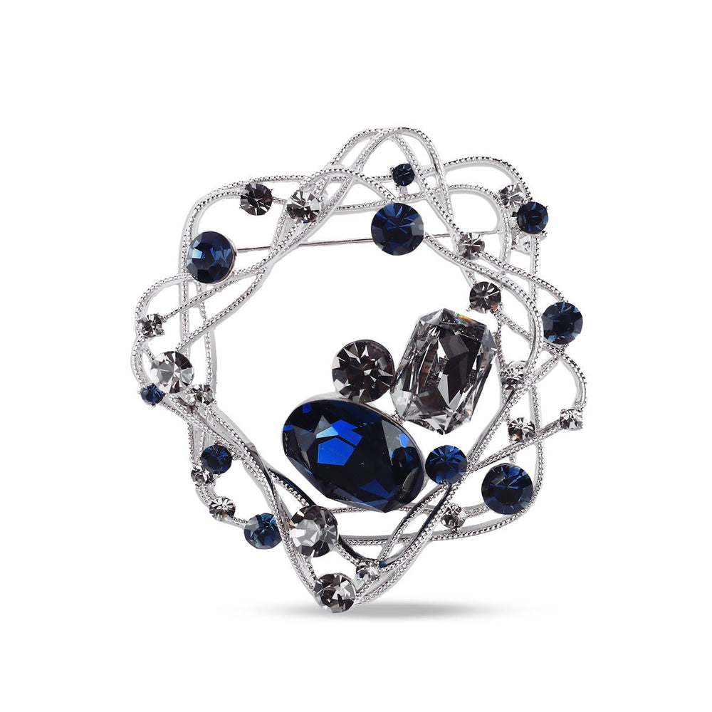 Orbita Crystal Brooch