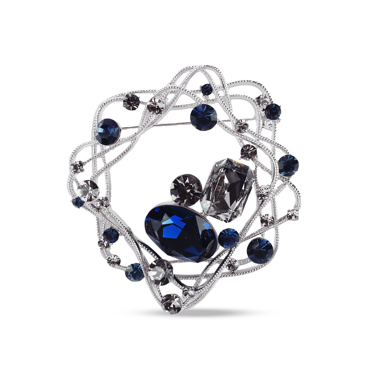 Orbita Crystal Brooch - MBAGH