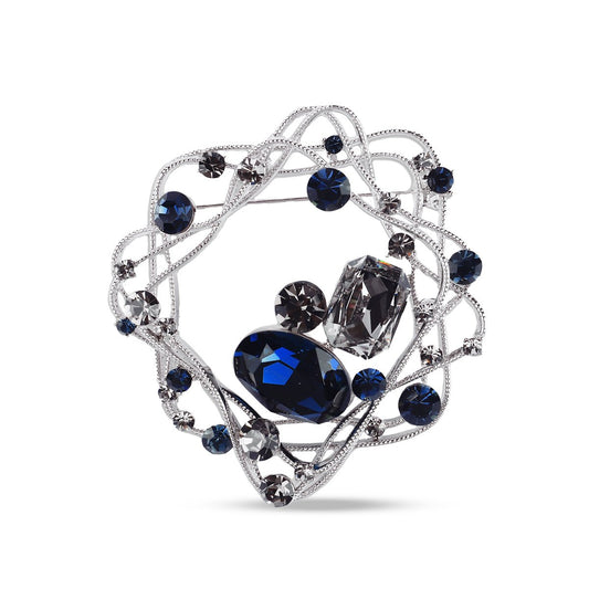 Orbita Crystal Brooch - MBAGH