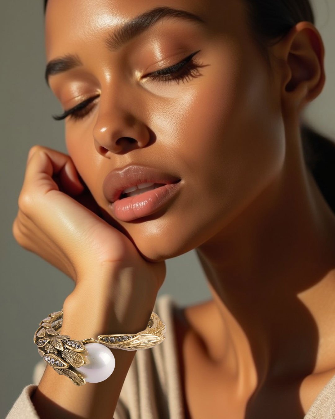Plumelle Pearl Cuff Bracelet - MBAGH