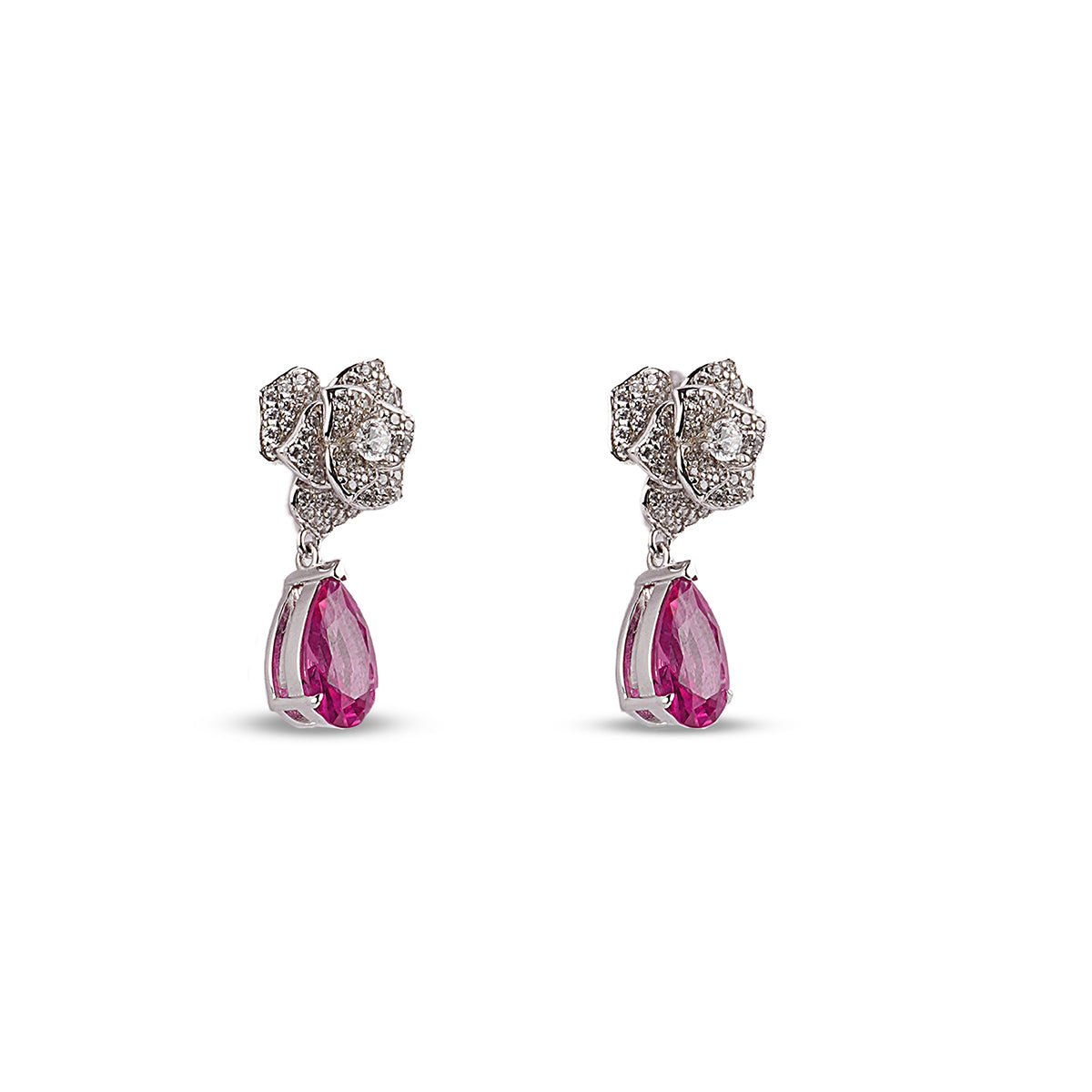 Rania Pink Sapphire Earring - MBAGH