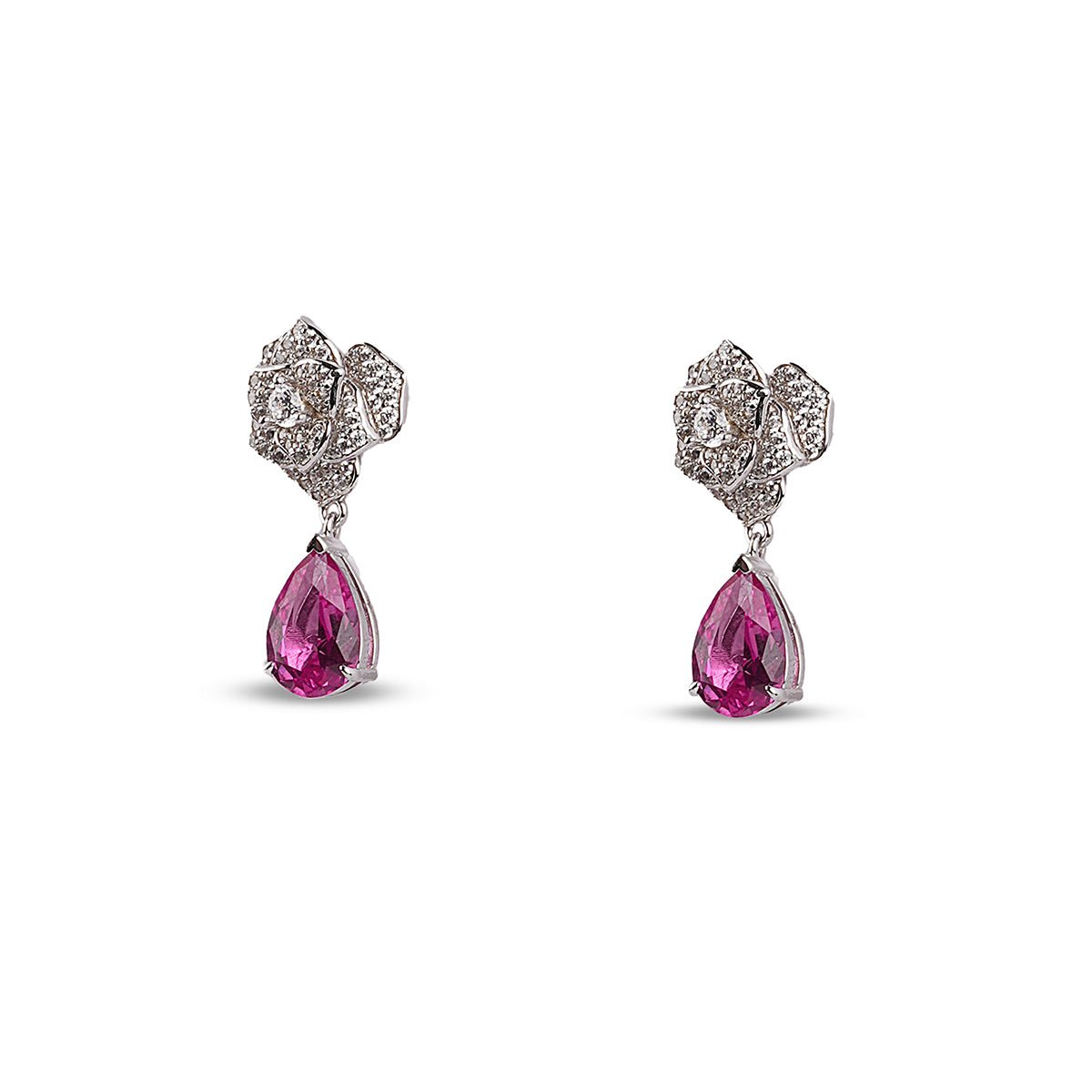 Rania Pink Sapphire Earring - MBAGH