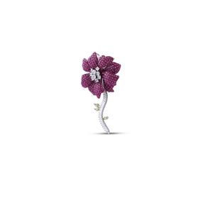 Rouge Bloom Brooch